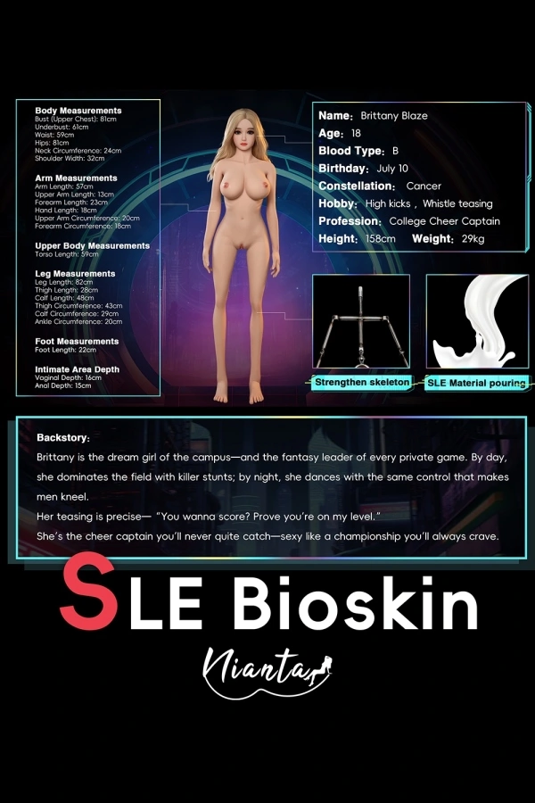 158cm E cup #S10 Brittany Blaze